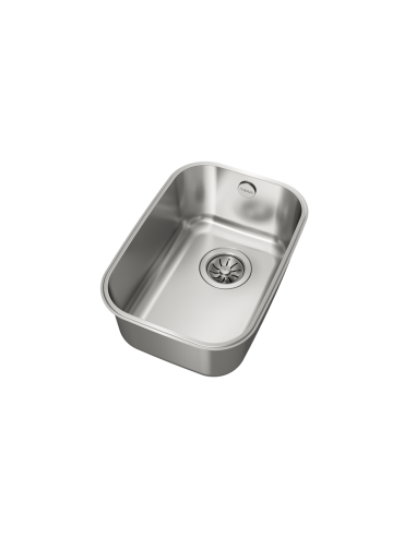 FREGADERO DE UNA CUBETA 45cm EN ACERO...