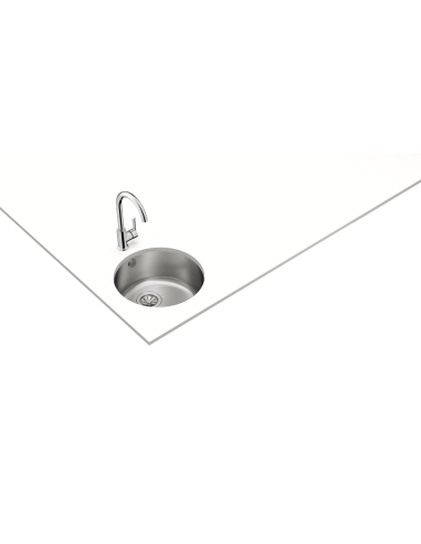 FREGADERO 1 CUBETA DE 45cm EN ACERO...