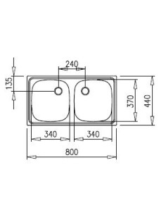 FREGADERO DE DOS CUBETAS... 2