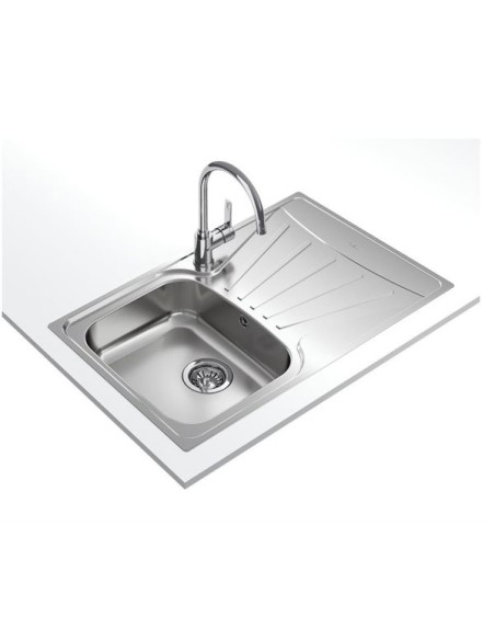FREGADERO ENCASTRADO PARA MUEBLE DE 45cm EN ACERO INOX. TEKA