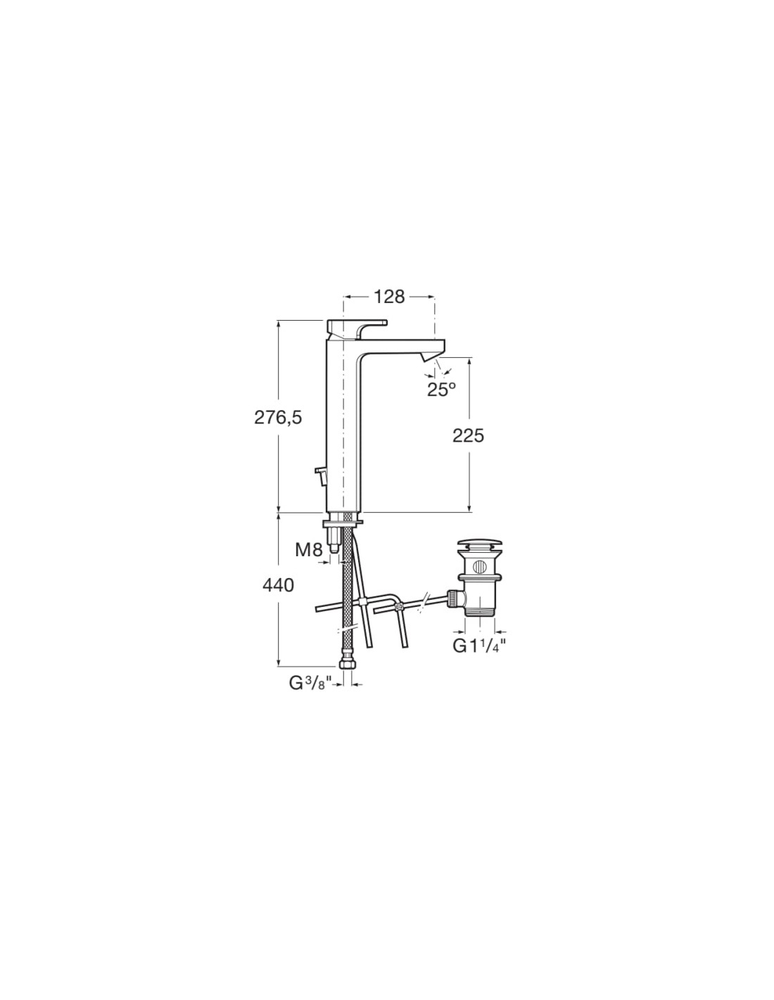 Grifo Lavabo L90 Roca