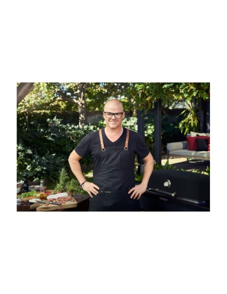 DELANTAL TELA Y PIEL EVERDURE