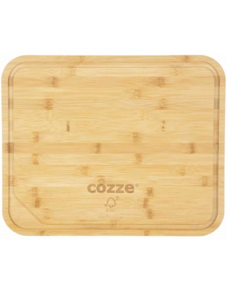 TABLA PARA PIZZA RECTANGULAR ACABADO EN BAMBU