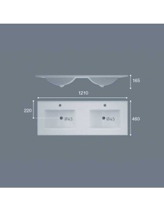 LAVABO CERÁMICO PARA MUEBLE... 2