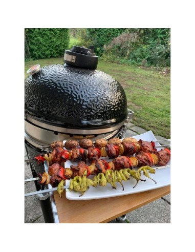 SET 6 BROCHETAS CON SOPORTE KAMADO...