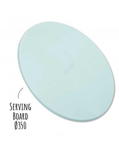 TABLA PARA PIZZA EN COLOR AZUL CLARO