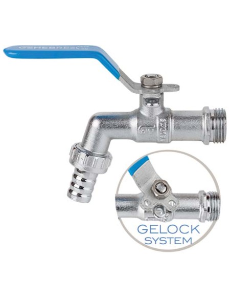 GRIFO DE JARDIN GENEBRE 1/2 X 3/4 CON OPCIÓN PRECINTABLE