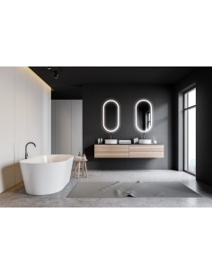 ESPEJO ELÍPTICO CON MARCO...