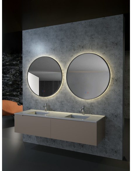 ESPEJO REDONDO RETROILUMINADO MODELO FUN DE LEDIMEX