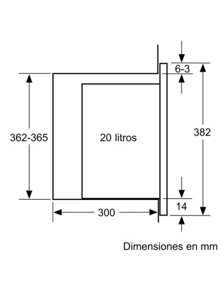 MICROONDAS INTEGRABLE BALAY CRISTAL BLANCO