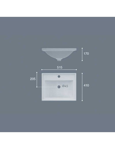 LAVABO CERÁMICO MODELO CAIRO