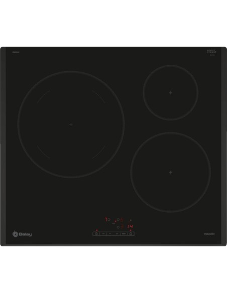 PLACA DE INDUCCION BALAY 60 CM NEGRO SIN MARCO DE ACERO INOXIDABLE