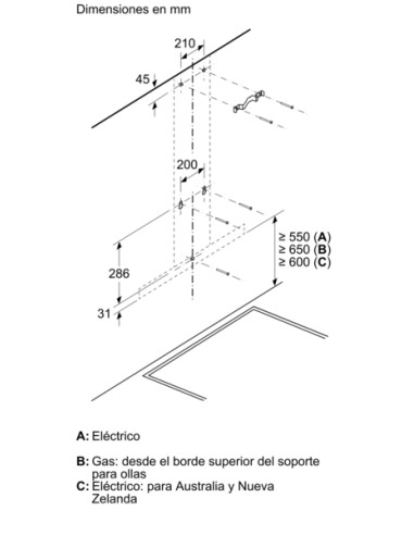 CAMPANA DECORATIVA BALAY DE PARED BOX...