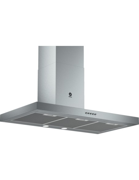 CAMPANA DECORATIVA BALAY DE PARED BOX DE 90 CM EN ACERO INOXIDABLE