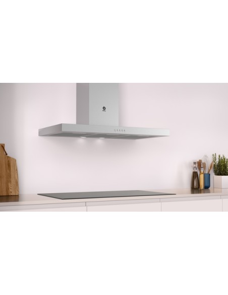 CAMPANA DECORATIVA BALAY DE PARED BOX DE 90 CM EN ACERO INOXIDABLE