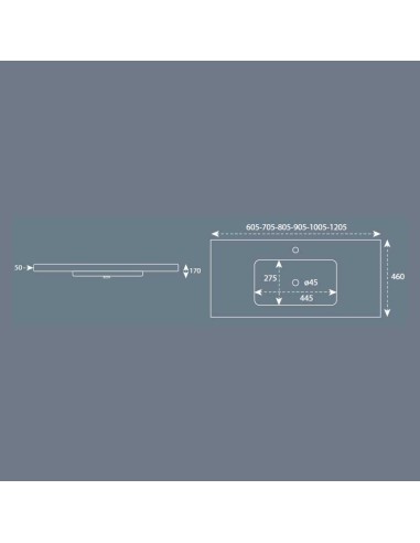 LAVABO DE RESINA DE 1 SENO MODELO FAT