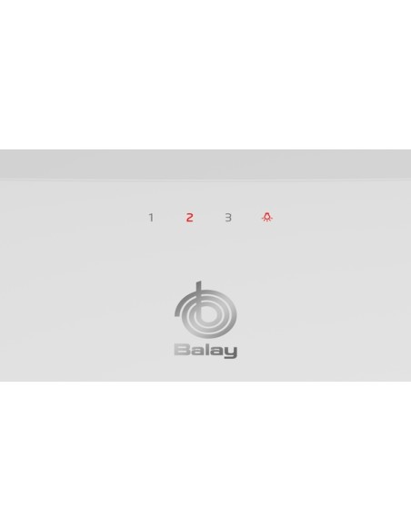 CAMPANADA DECORATIVA BALAY DE PARED DE 80 CM CRISTAL BLANCO