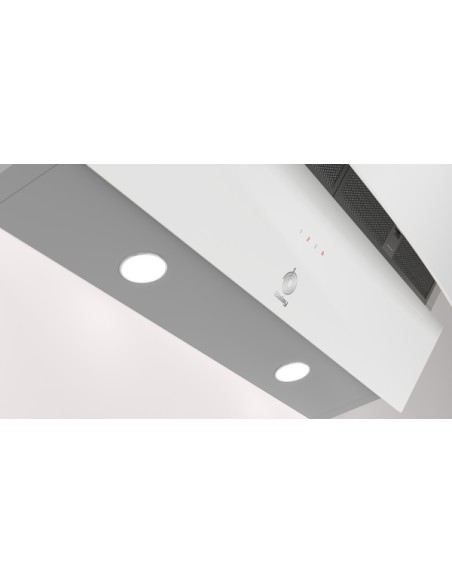 CAMPANADA DECORATIVA BALAY DE PARED DE 80 CM CRISTAL BLANCO