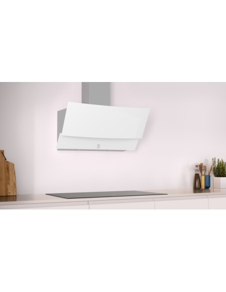 CAMPANADA DECORATIVA BALAY DE PARED DE 80 CM CRISTAL BLANCO