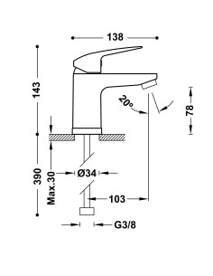 GRIFO MONOMANDO BASE-TRES... 2
