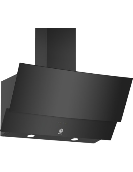 CAMPANA DECORATIVA BALAY DE PARED DE 80 CM EN CRISTAL NEGRO