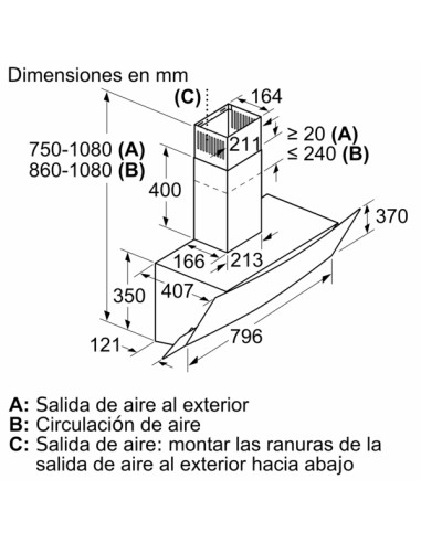 CAMPANA DECORATIVA BALAY DE PARED DE...
