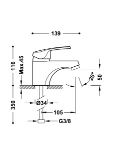 GRIFO MONOMANDO DE LAVABO... 2