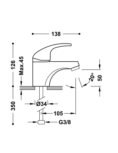GRIFO MONOMANDO MONOTORES 2000