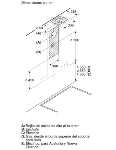 CAMPANA DECORATIVA BALAY DE PARED BOX...