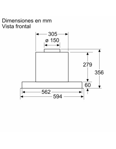 CAMPANA DECORATIVA BALAY INTEGRADA 60...