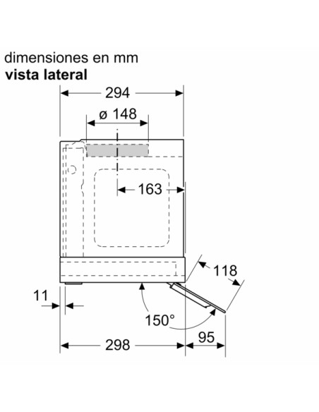 CAMPANA DECORATIVA BALAY INTEGRADA DE 60 CM CRISTAL