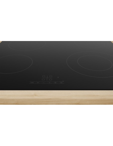 PLACA VITROCERAMICA NEGRO CON 60cm SIN PERFILES