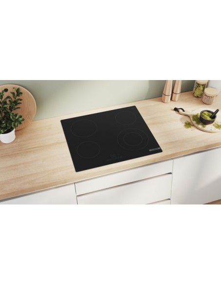 PLACA VITROCERAMICA NEGRO CON 60cm SIN PERFILES