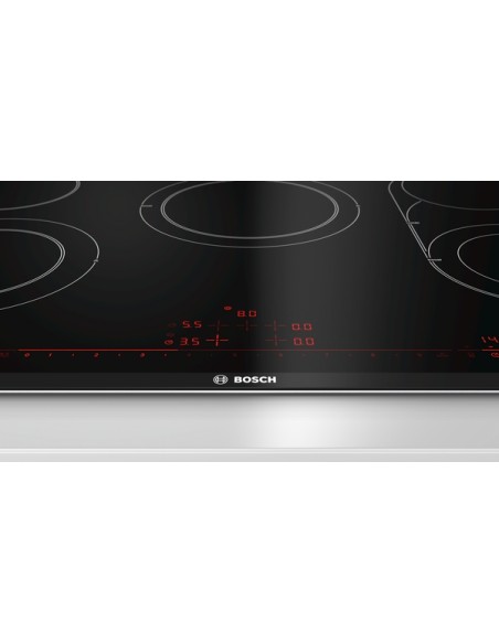 PLACA VITROCERAMICA NEGRO DE 80cm CON PERFILES