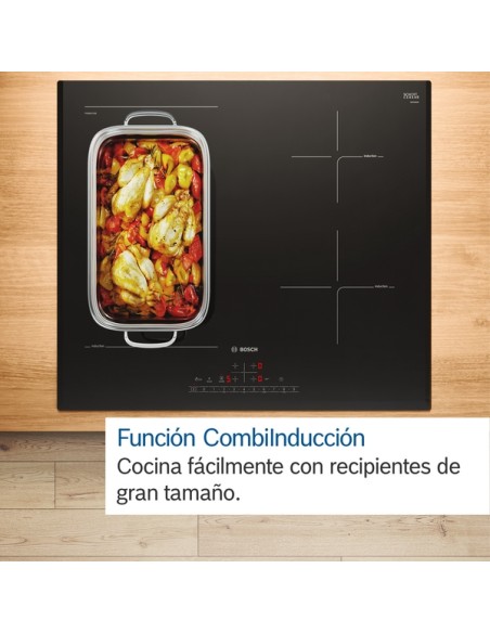 PLACA DE INDUCCION NEGRO DE 60cm SIN PERFILES