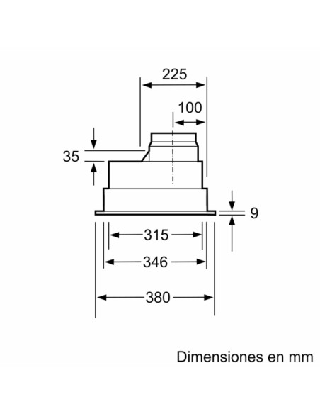MODULO DE INTEGRACION BALAY  DE 75 CM GRIS METALIZADO