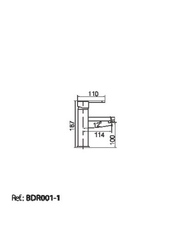 MONOMANDO DE LAVABO IMEX MODELO ROMA