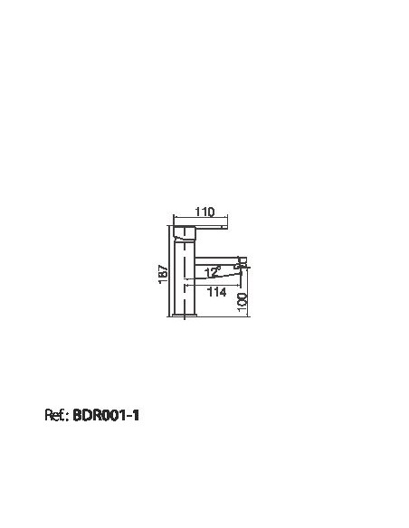 MONOMANDO DE LAVABO IMEX MODELO ROMA