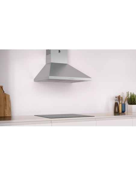 CAMPANA DECORATIVA BALAY DE PARED PIRAMIDAL DE 60 CM ACERO INOXIDABLE