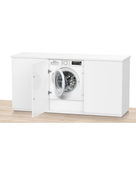 LAVADORA BALAY TOTALMENTE INTEGRABLE DE 7 KG. 1200 R.P.M. BLANCO