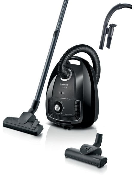 SERIE 4 ASPIRADOR BOSCH CON BOLSA EN NEGRO