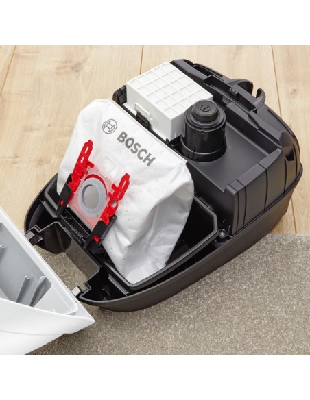 SERIE 6 ASPIRADOR BOSCH CON BOLSA PROSILENCE BLANCO