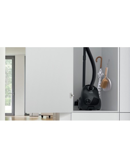 SERIE 2 ASPIRADOR BOSCH CON BOLSA EN NEGRO