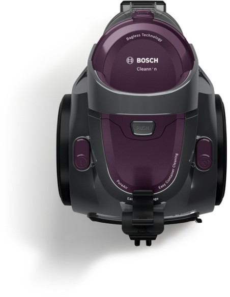 SERIE 2 ASPIRADOR BOSCH SIN BOLSA VIOLETA