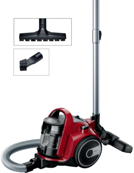 SERIE 2 ASPIRADOR BOSCH SIN BOLSA ROJO