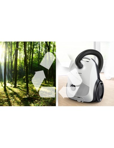 SERIE 2 ASPIRADOR BOSCH CON BOLSA BLANCO