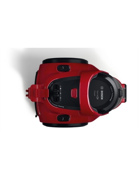 SERIE 2 ASPIRADOR BOSCH SIN BOLSA EN COLOR ROJO
