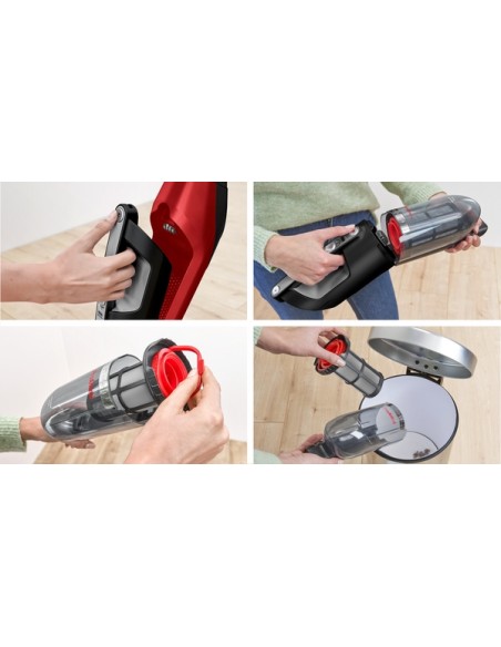 SERIE 4 ASPIRADOR BOSCH SIN CABLE FLEXXO GEN2 28VMAX PROANIMAL ROJO