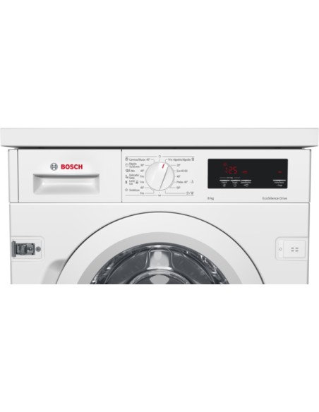 SERIE 6 LAVADORA BOSCH INTEGRABLE DE 8 KG DE 1200 R.P.M.