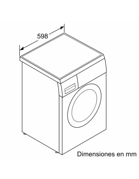 SERIE 6 LAVADORA DE CARGA FRONTAL 9 KG 1200 R.P.M.